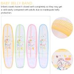 EXCEART 4pcs Baby Umbilical Hernia Belt Baby Belly Button Cord Band Infant Belly Wrap Adjustable Navel Belly Band - Image 5